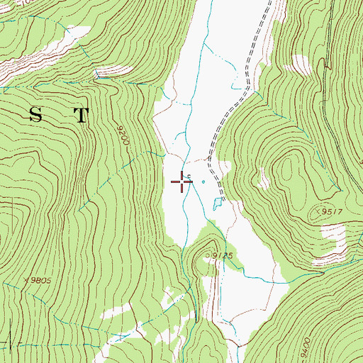 Topographic Map of Little Beaver Creek, CO