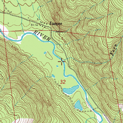 Topographic Map of Fern Creek, CO