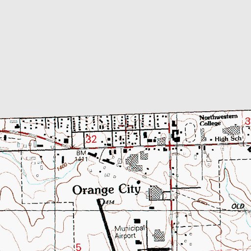 Topographic Map of Bushmer Art Center, IA