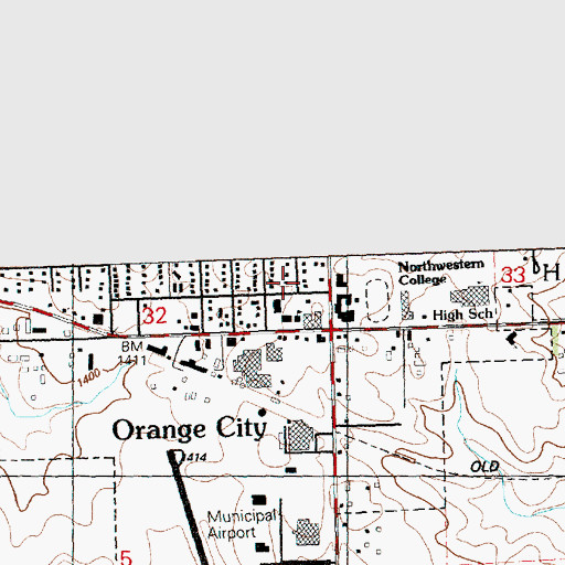 Topographic Map of DeVries Cottage, IA
