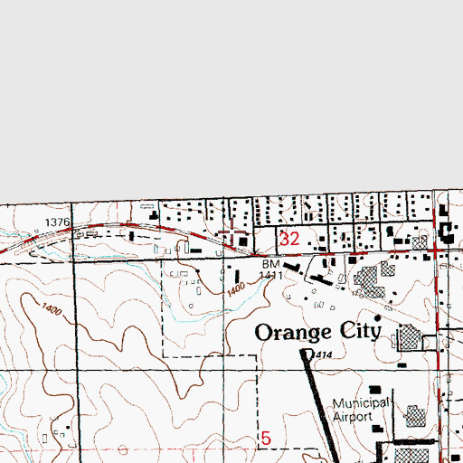 Topographic Map of Twilight Trailer Court, IA