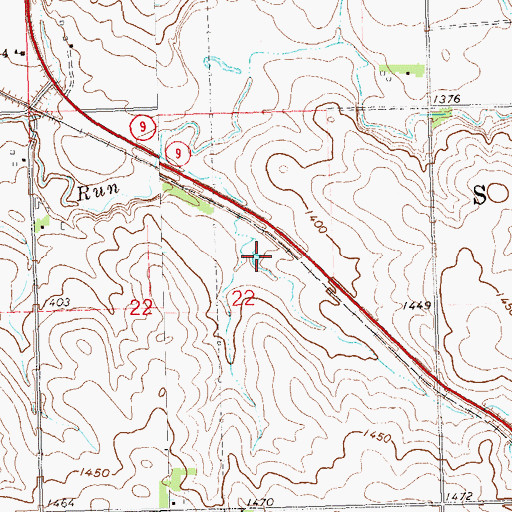 Topographic Map of Roeman-Stetrichs Wildlife Area, IA