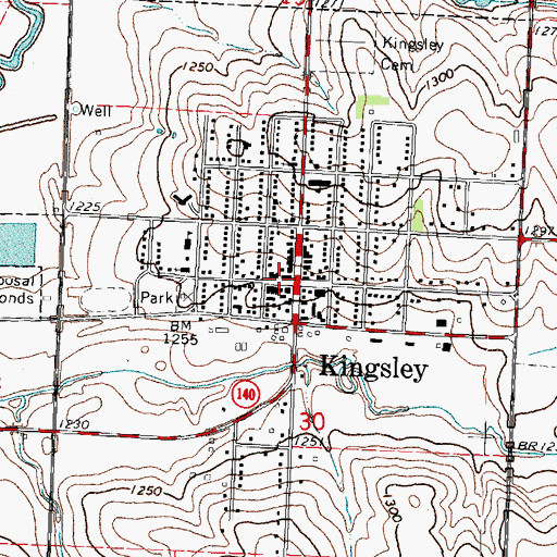 Topographic Map of Northwest Foot and Ankle Association, IA
