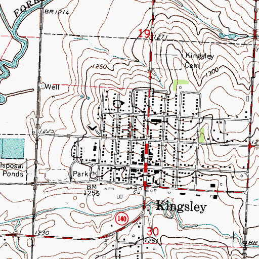 Topographic Map of Church of the Brethren, IA