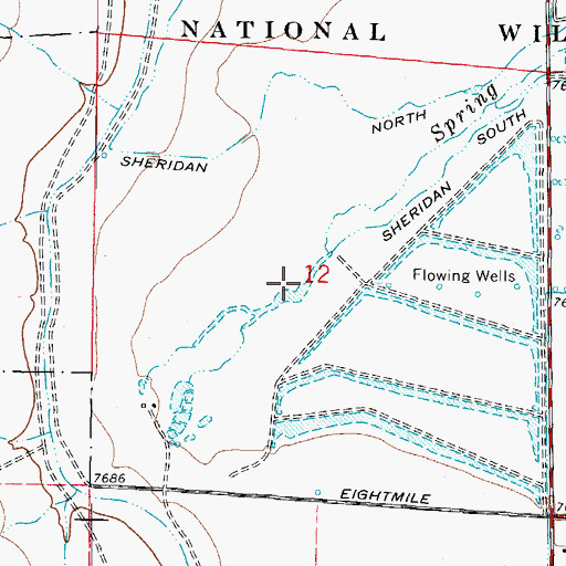 Topographic Map of Berry Lateral, CO