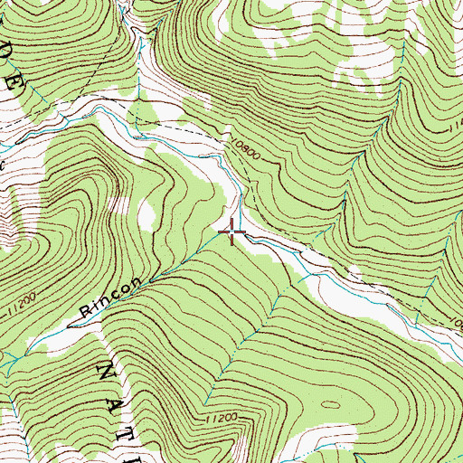 Topographic Map of Haskell Rincon, CO