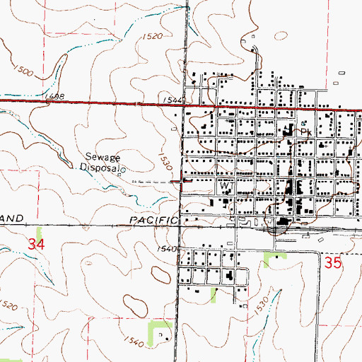 Topographic Map of Christian Reformed Church, IA