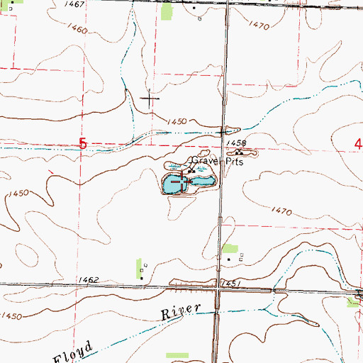 Topographic Map of Douma Park, IA