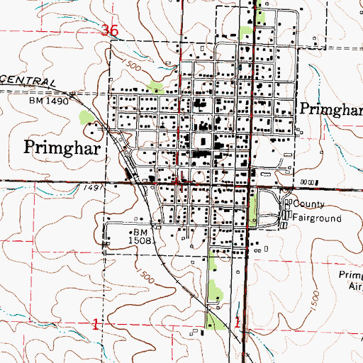 Topographic Map of Saint Anthony s Catholic Church, IA