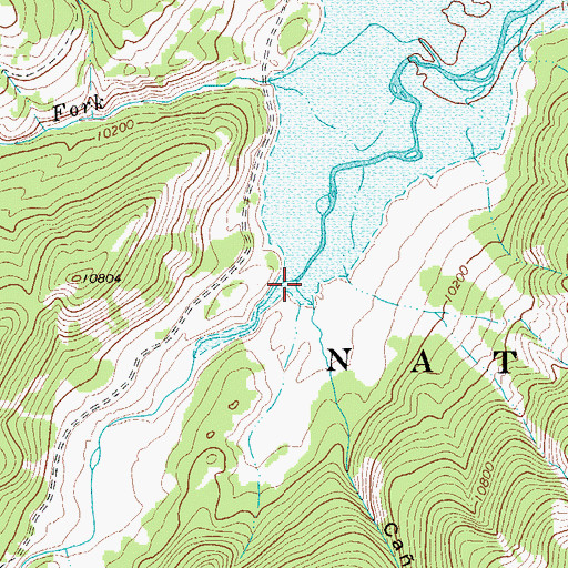 Topographic Map of Caon Diablo, CO