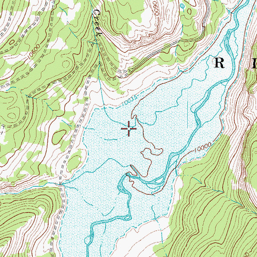 Topographic Map of Coal Creek, CO