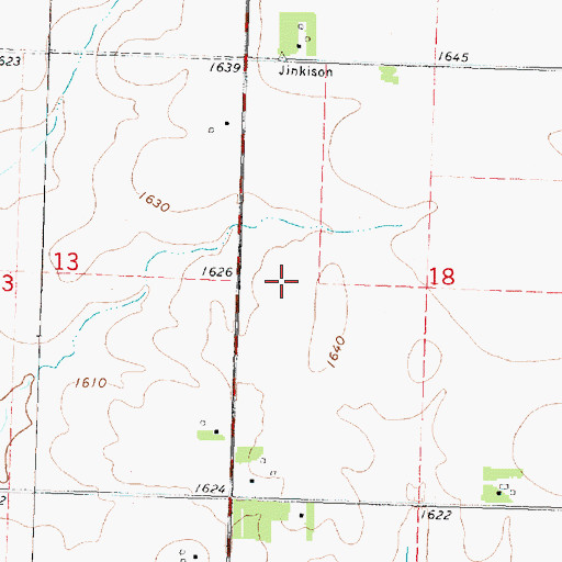 Topographic Map of Ransom Wildlife Management Area, IA