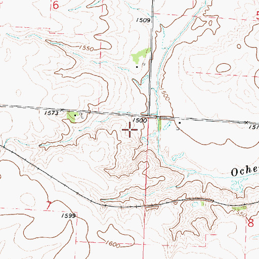 Topographic Map of Wolters Prairie, IA