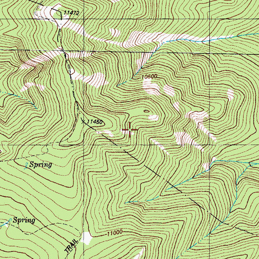 Topographic Map of La Jara Creek, CO