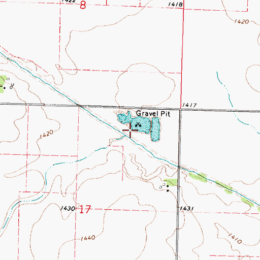 Topographic Map of Westport Park, IA
