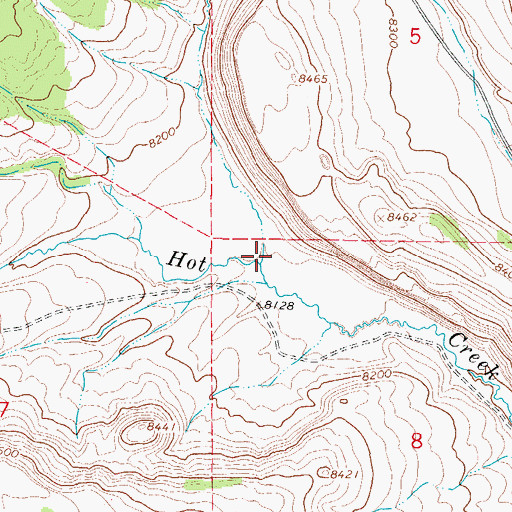 Topographic Map of Ojito Creek, CO