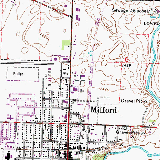 Topographic Map of Klemme Chiropractic Clinic, IA