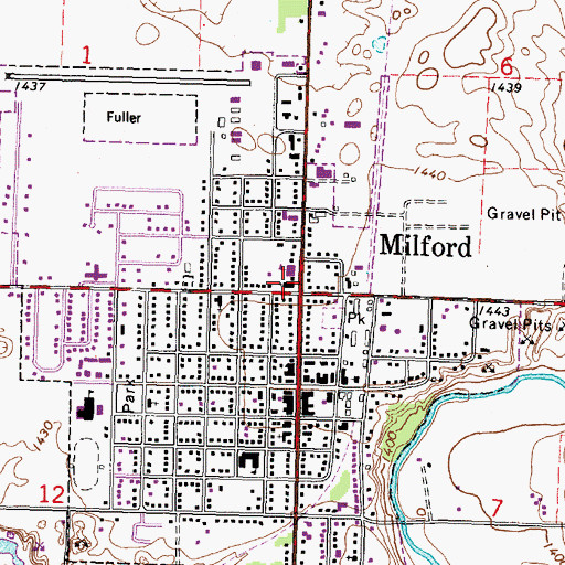 Topographic Map of Saint Josephs Catholic Church, IA