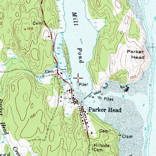 Topographic Map of Phippsburg Historical Museum, ME