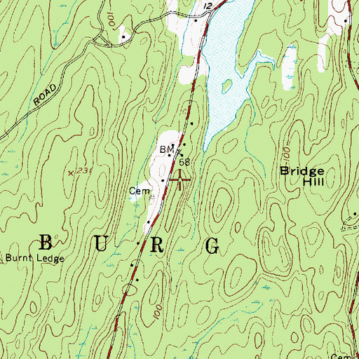 Topographic Map of Phippsburg Town Office, ME