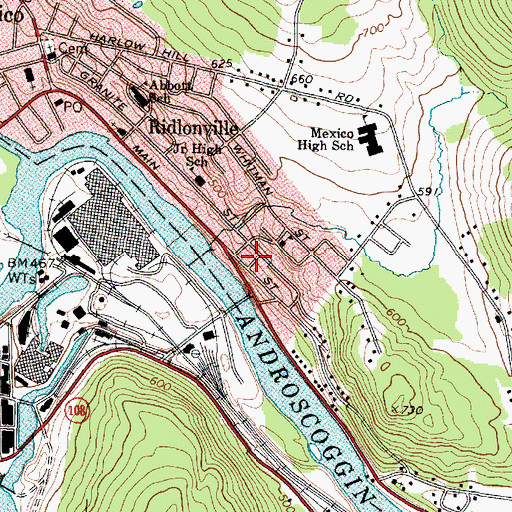 Topographic Map of The Church of Jesus Christ of Latter Day Saints, ME