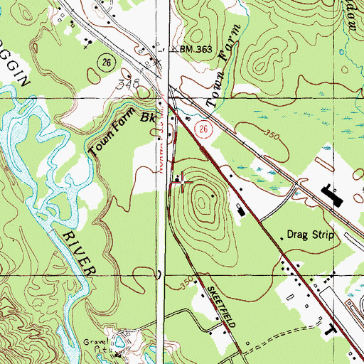Topographic Map of The Church of Jesus Christ of Latter Day Saints, ME
