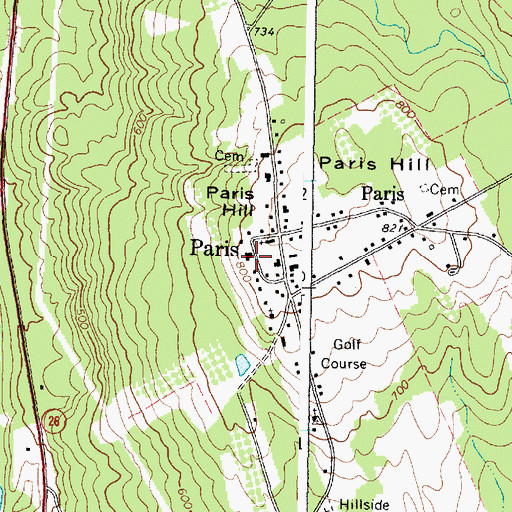 Topographic Map of Oxford County Jail (historical), ME