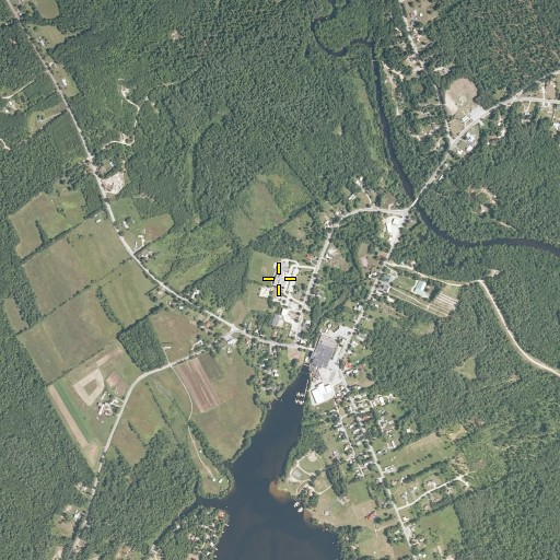 Aerial/Satellite Image of Oxford Elementary School, ME