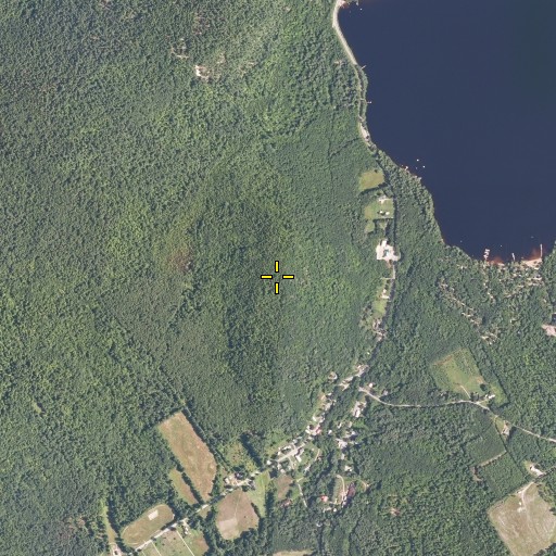 Aerial/Satellite Image of Stanwood Mountain, ME