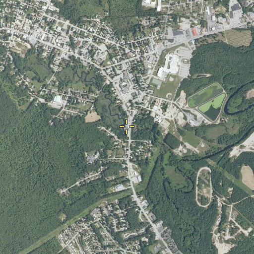 Aerial/Satellite Image of Steep Falls, ME