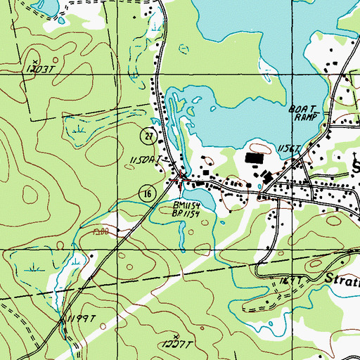 Topographic Map of Dead River Historical Society, ME
