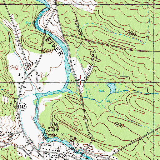 Topographic Map of Phillips Historical Society, ME