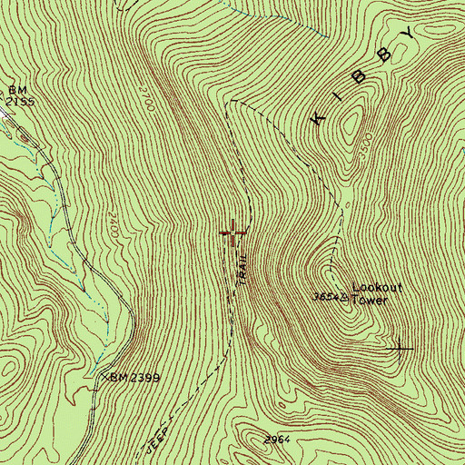 Topographic Map of State Camp (historical), ME