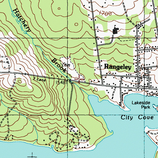 Topographic Map of Wilhelm Reich Museum, ME