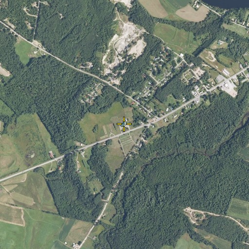 Aerial/Satellite Image of Riverview Memorial School, ME