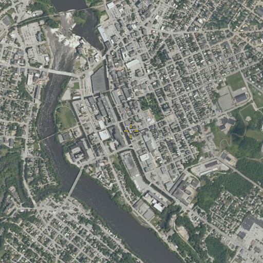 Aerial/Satellite Image of Bates Mill, ME