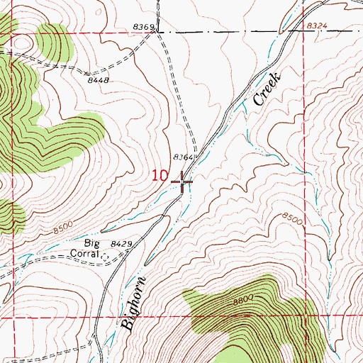 Topographic Map of Rito Hondo, CO