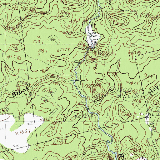 Topographic Map of Dog Pit Brook, ME