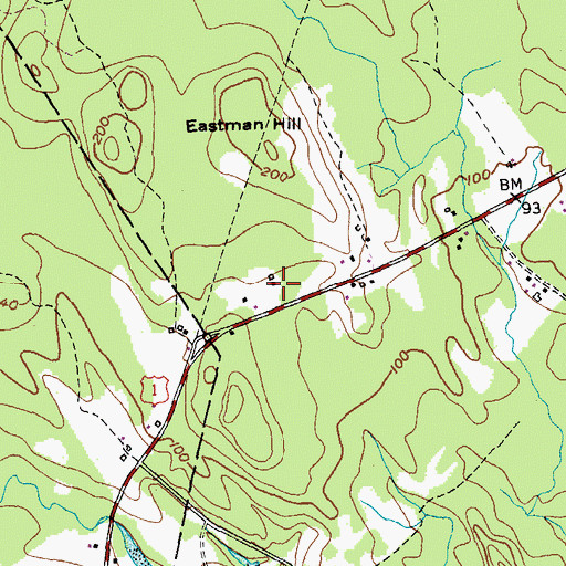 Topographic Map of Pembroke Elementary School, ME