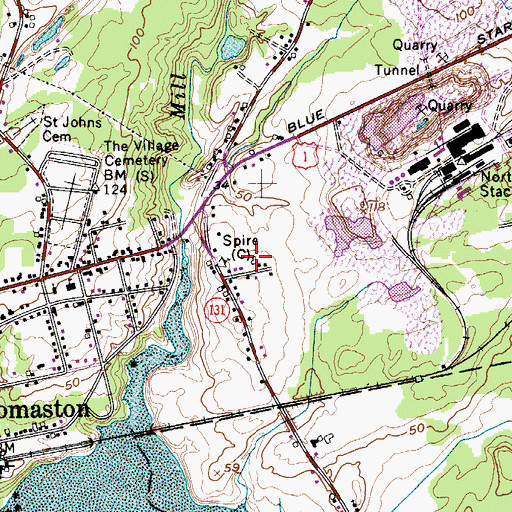 Topographic Map of Apostolic Christian Life Church, ME