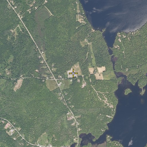 Aerial/Satellite Image of Hope Elementary School, ME