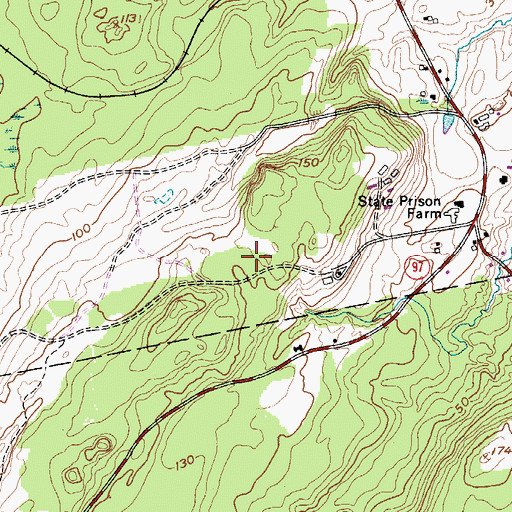 Topographic Map of Maine State Prison, ME