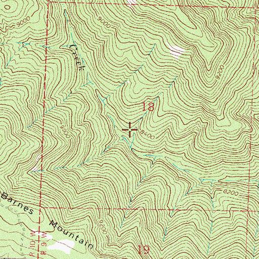 Topographic Map of At Last Ranch, CO