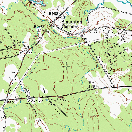 Topographic Map of Rockport Recreation Park, ME