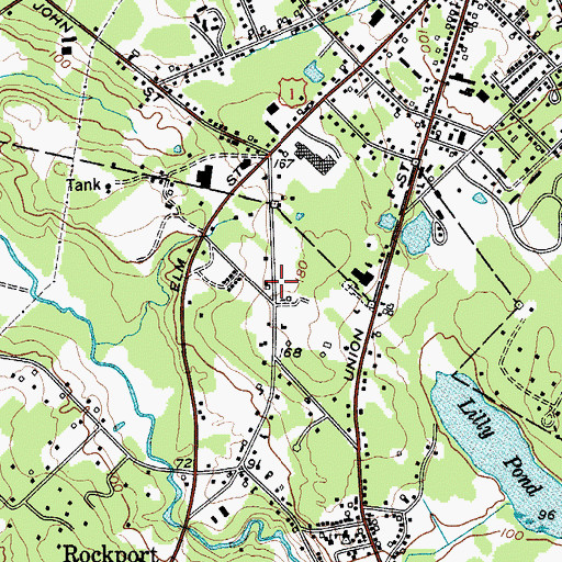 Topographic Map of Town Office Number 2, ME