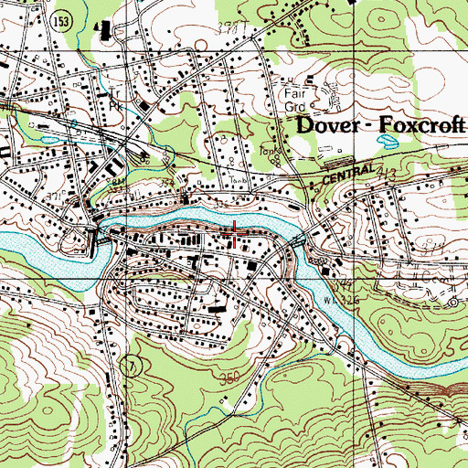 Topographic Map of Living Word Assembly of God Church, ME