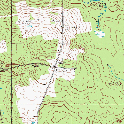 Topographic Map of Saint Augustines Episcopal Church, ME
