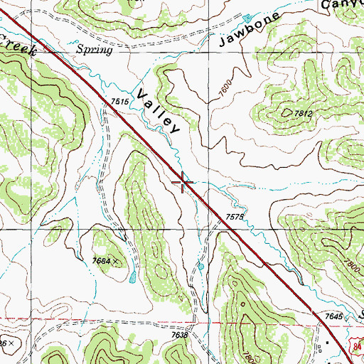 Topographic Map of Stove Creek, CO