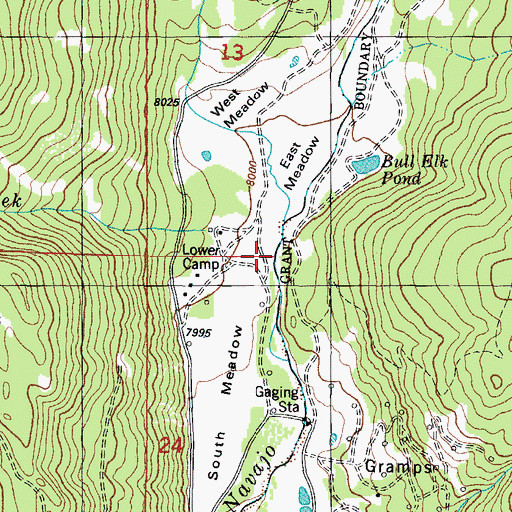 Topographic Map of Peterson Creek, CO