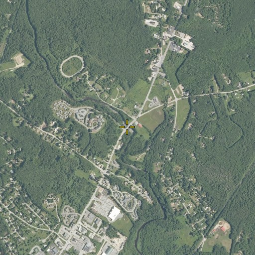 Aerial/Satellite Image of Bartletts Bridge, ME